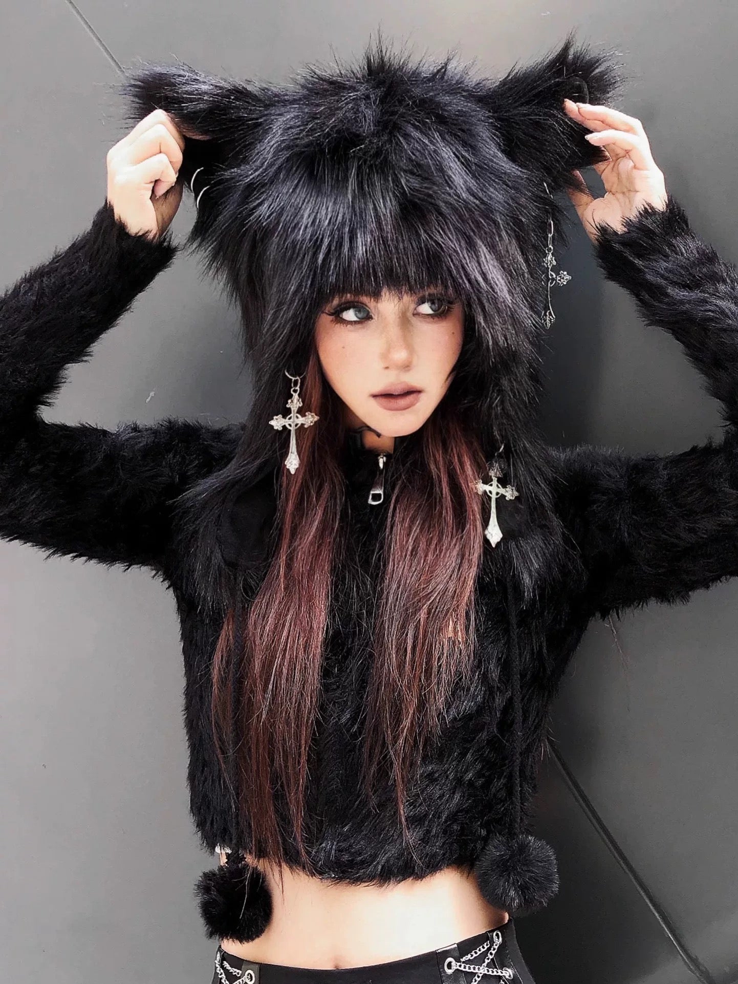 [ZPXO Select] Animal Ear Furry Hat