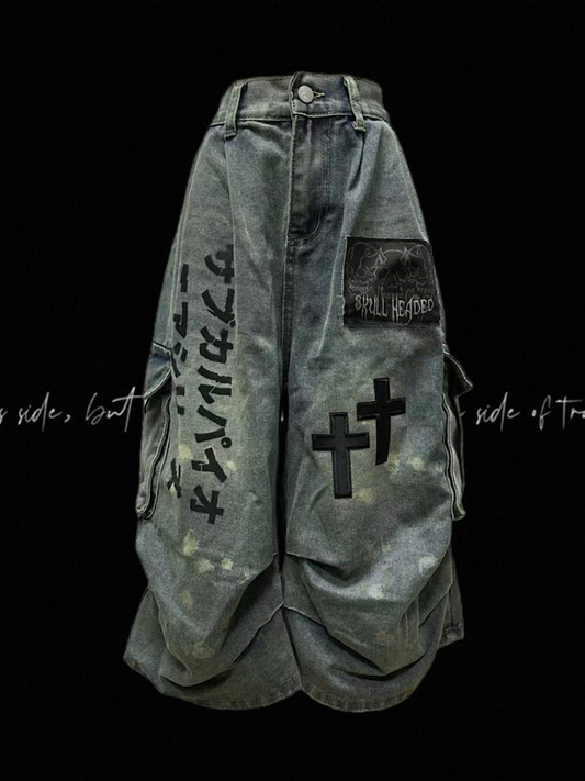 [ZPXO Select] Japanese Style Cross Jorts