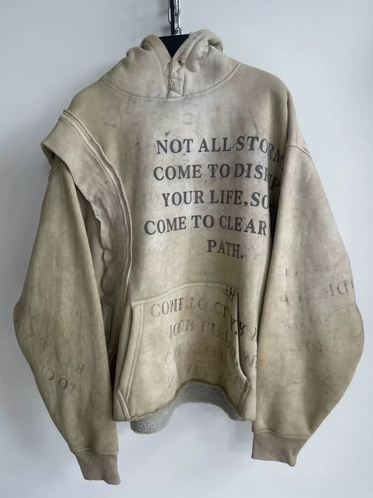 [Hell System] Dyeing Handmade Custom Hoodie