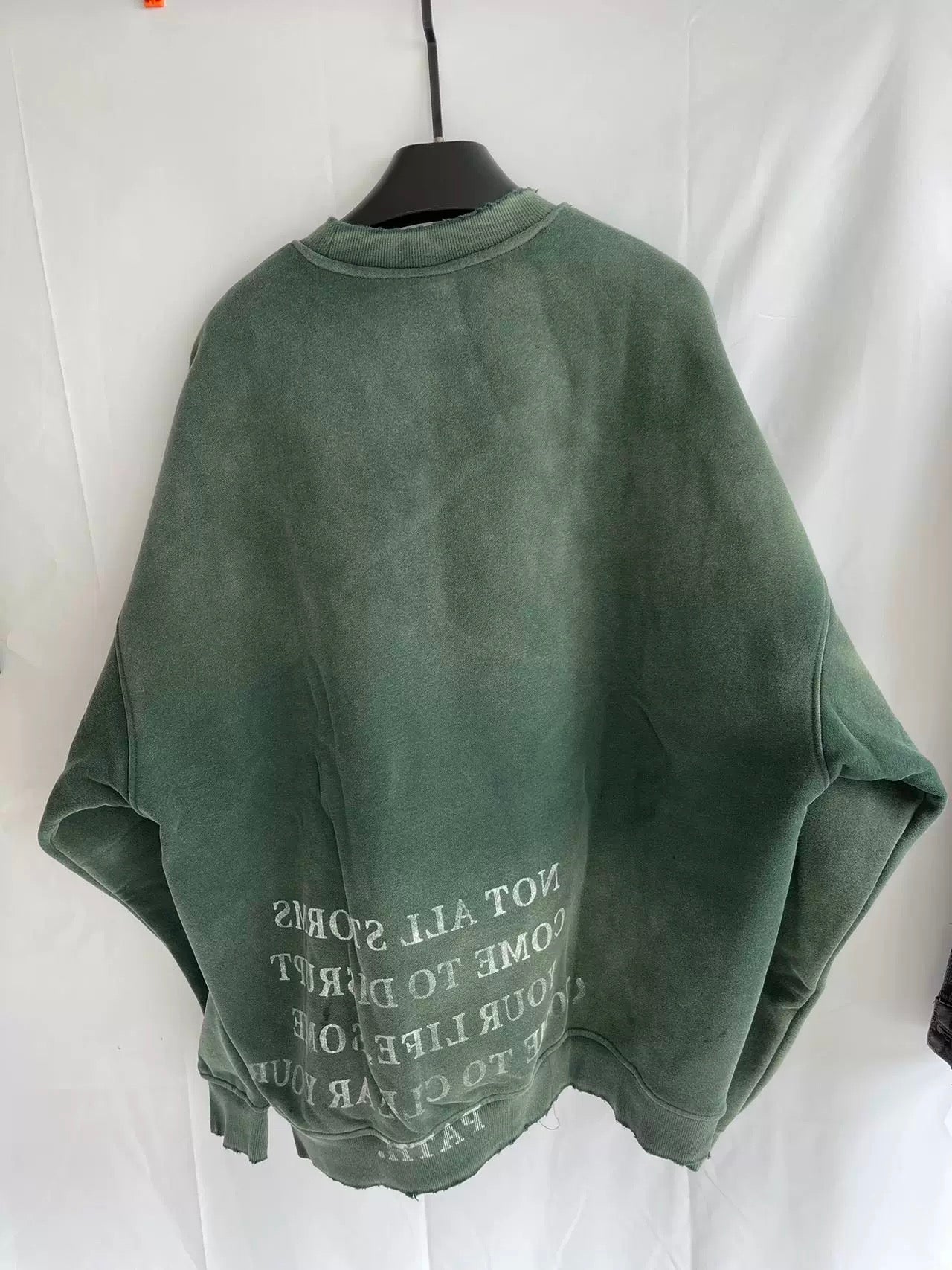 [Hell System] Deconstructed Pacthwork Sweatshirt