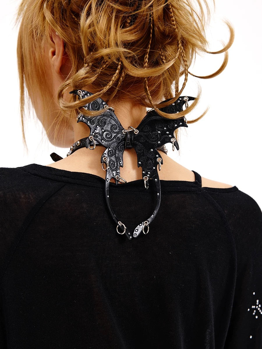 [CFIERCE] Butterfly Choker 2 colour ways
