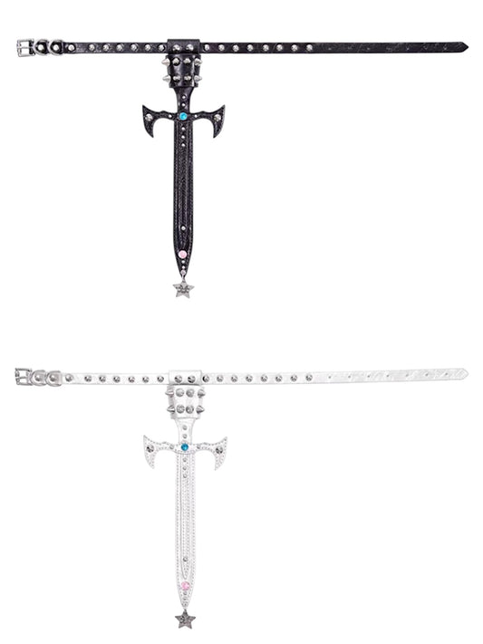 [CFIERCE] Sword Tie Choker 2 colour ways