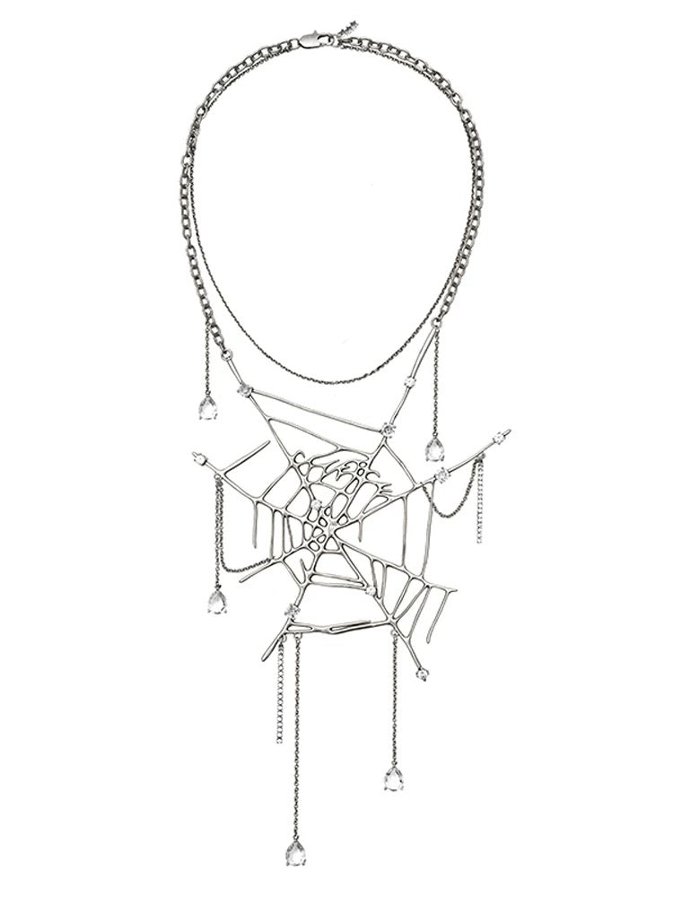 [CFIERCE] Spider Web Necklace