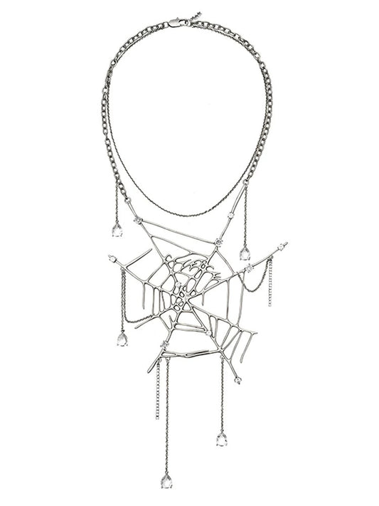 [CFIERCE] Spider Web Necklace