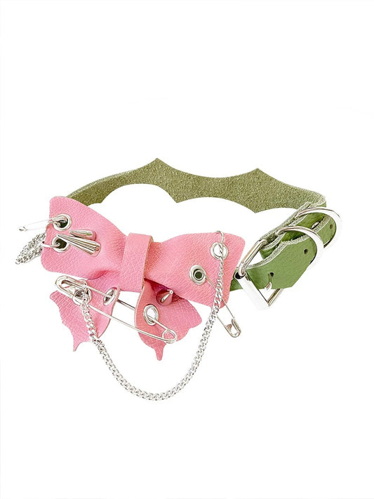 [CFIERCE] Thorn Butterfly Punk Choker