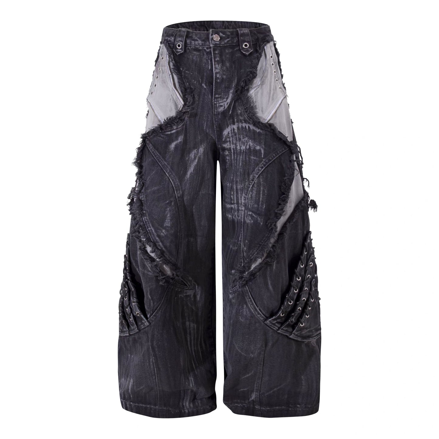 [ZPXO Select] Distressed Super Baggy Denim Pants 2 color ways