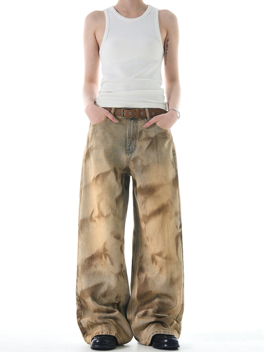 [ZPXO Select] Distressed Mudded Jeans