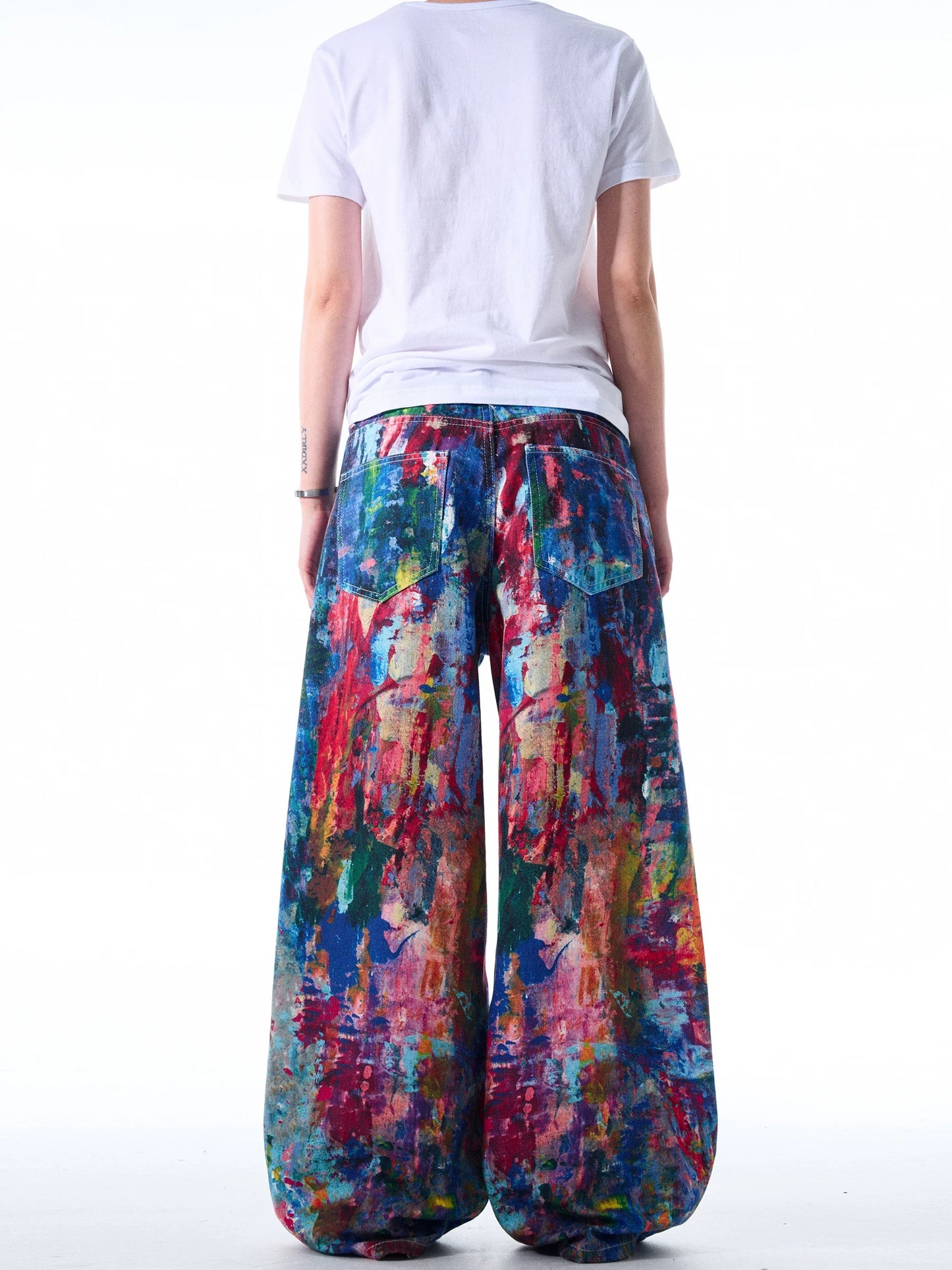 [ZPXO Select] Paint Printed Jeans