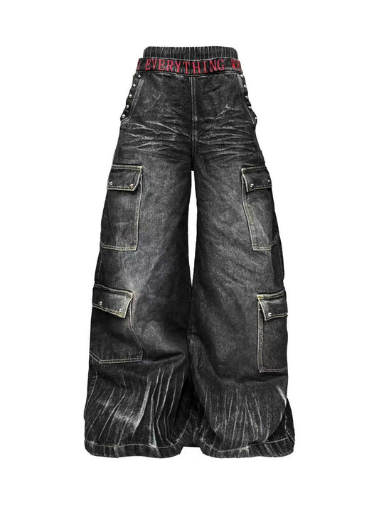 [DETW] 25AW Multi-Pocket Baggy Jeans