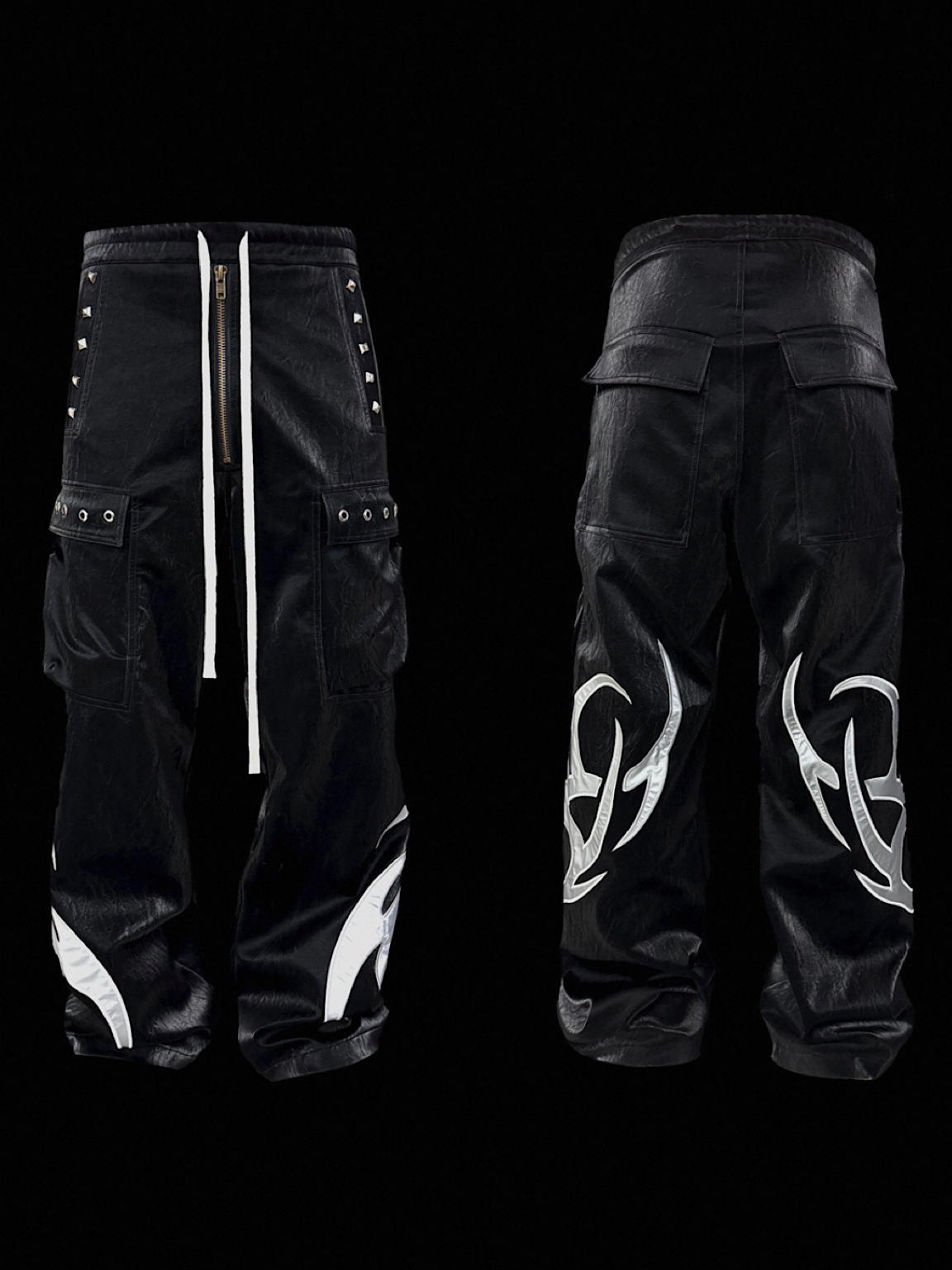 [99CLUB] Opium Faux Leather Pants