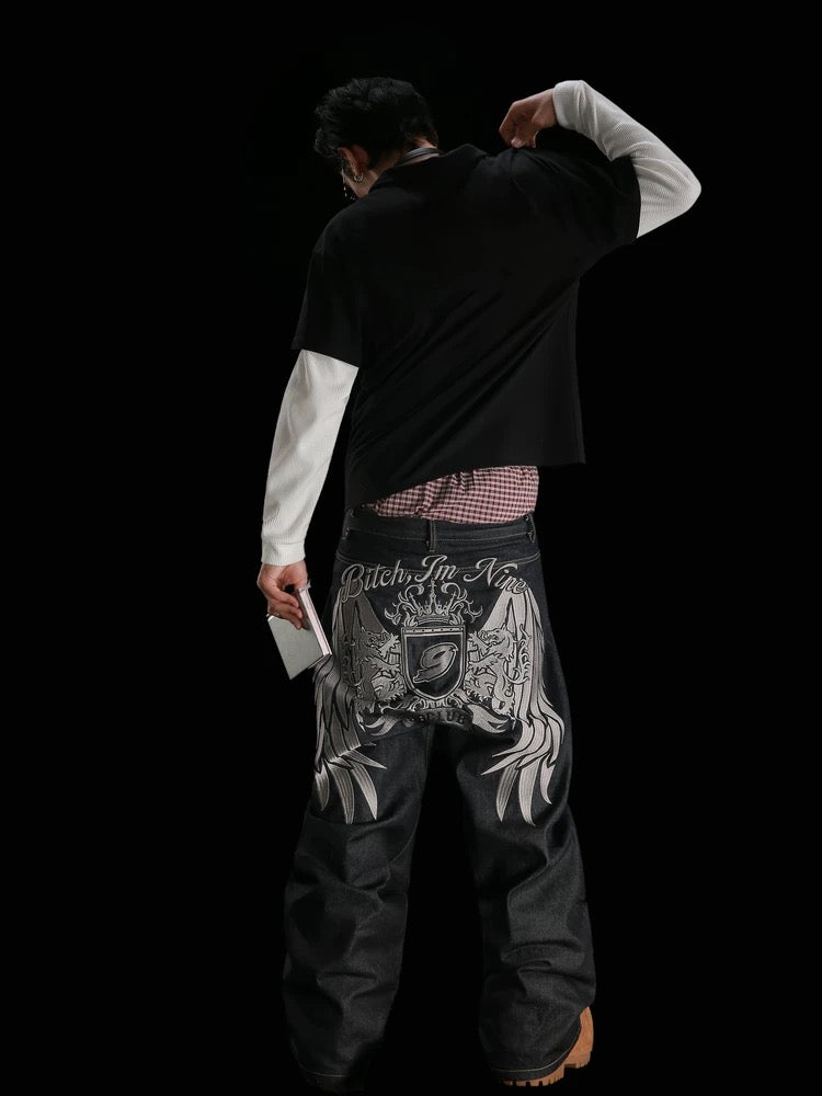 [99CLUB] Straight Leg Original Color Jeans