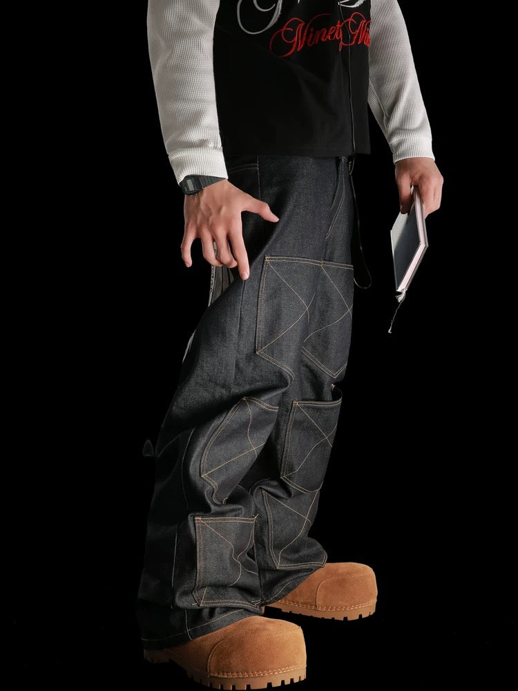 [99CLUB] Straight Leg Original Color Jeans