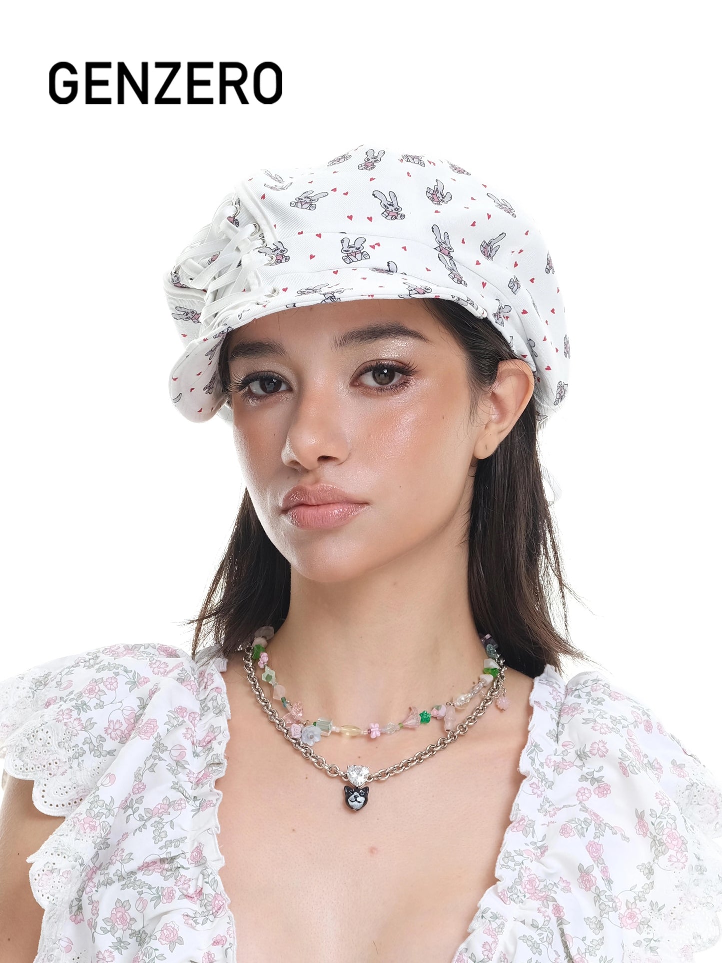 [GENZERO] Stripe Beret Hat (2 Colour Ways)