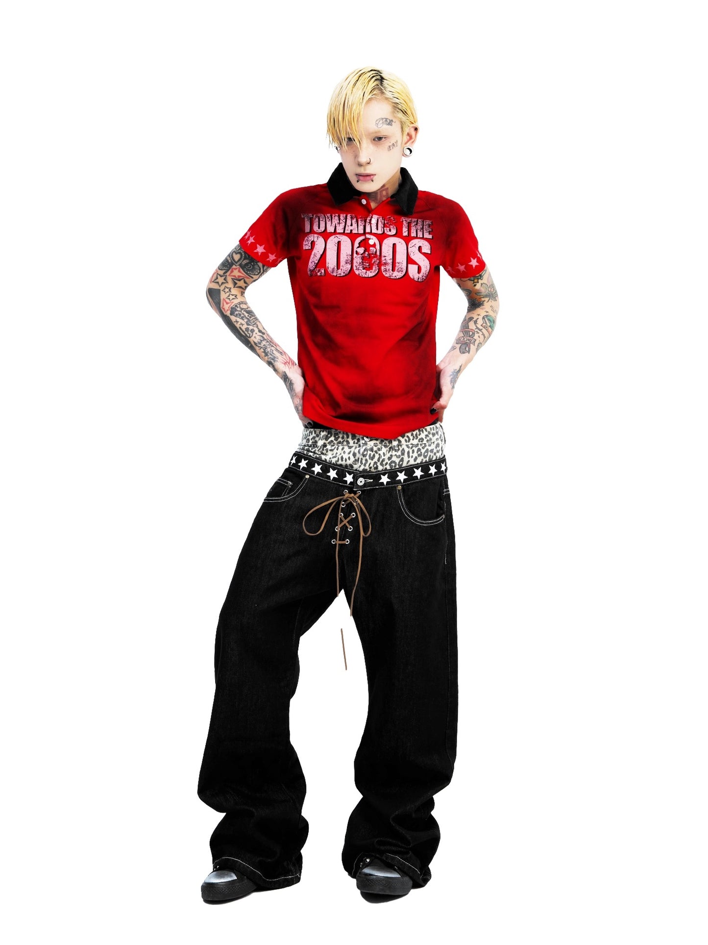 [DETW] 25SS Double Waist Cow Scimitar Jeans
