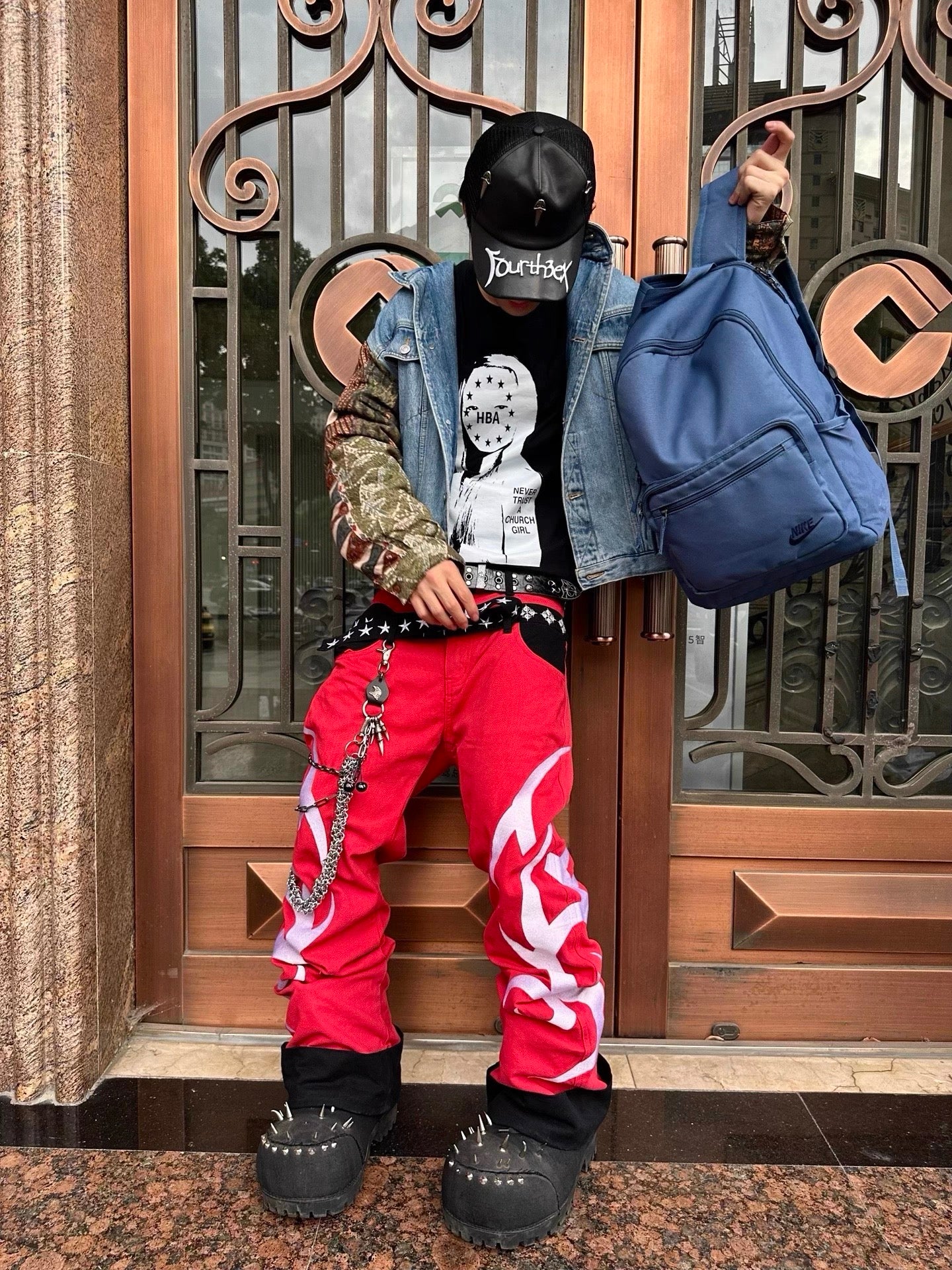 [DETW] 25SS Double Waist Red Pants
