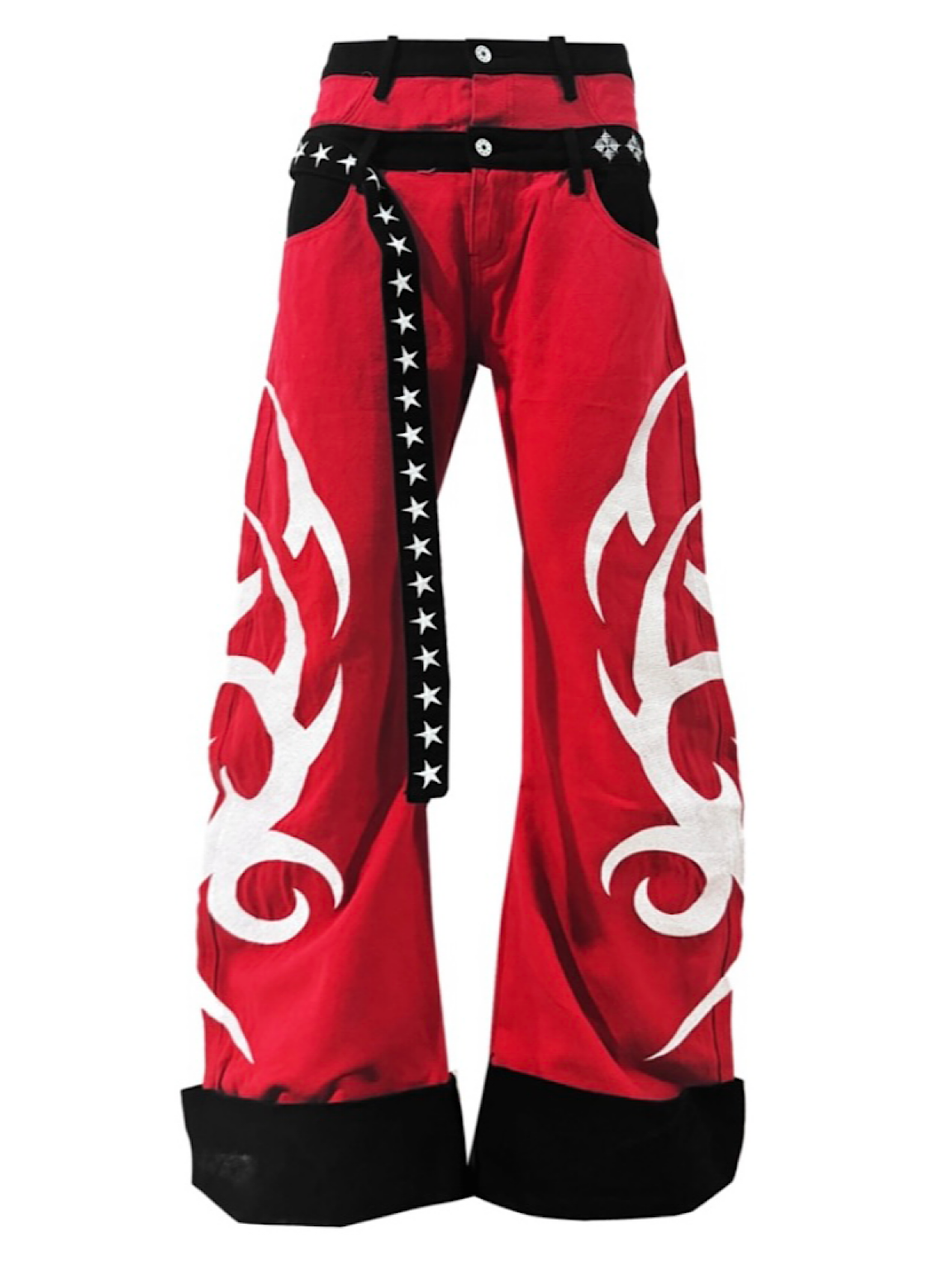 [DETW] 25SS Double Waist Red Pants