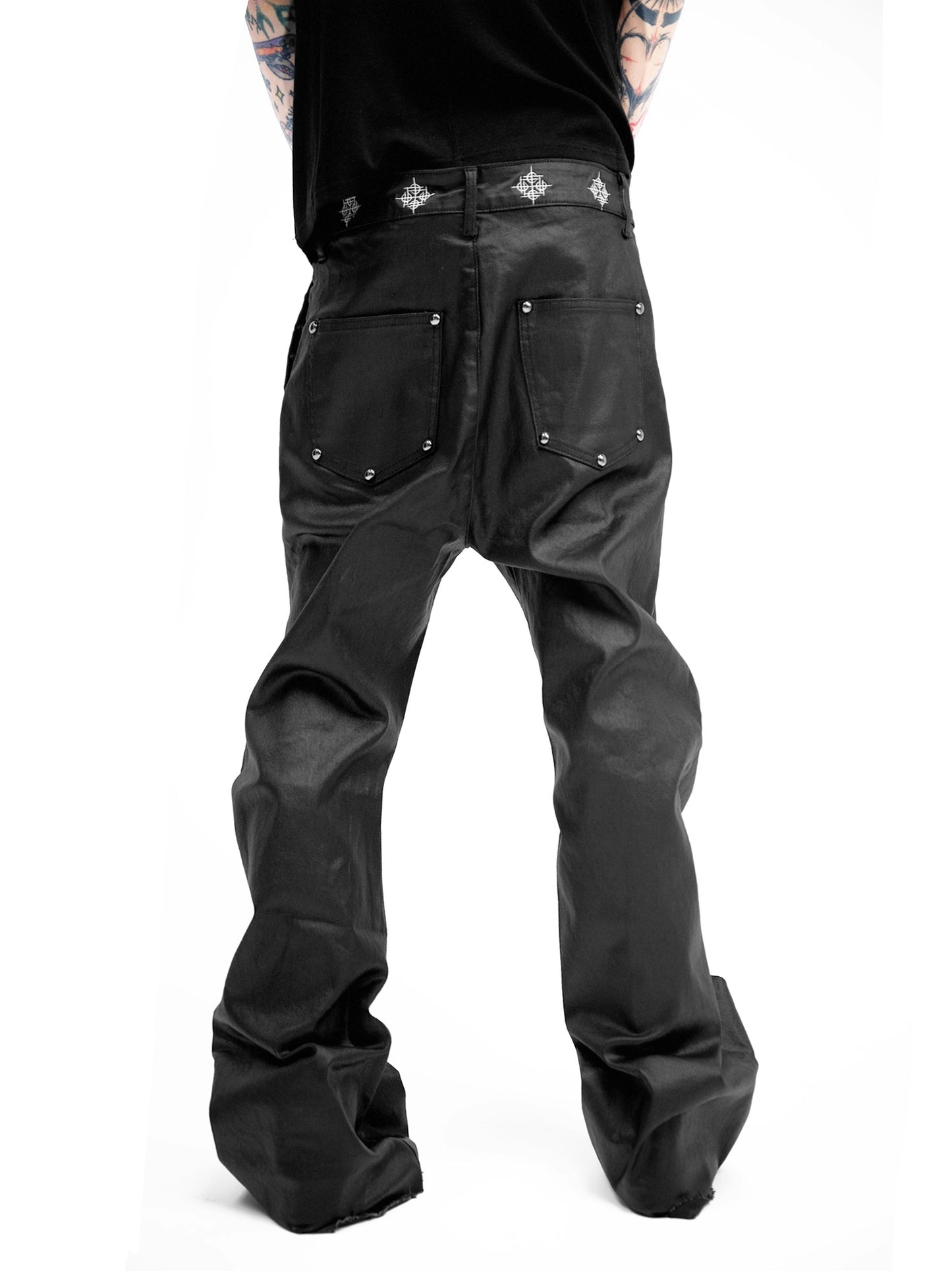 [DETW] 25SS Flared Brush Wax Coating Jeans