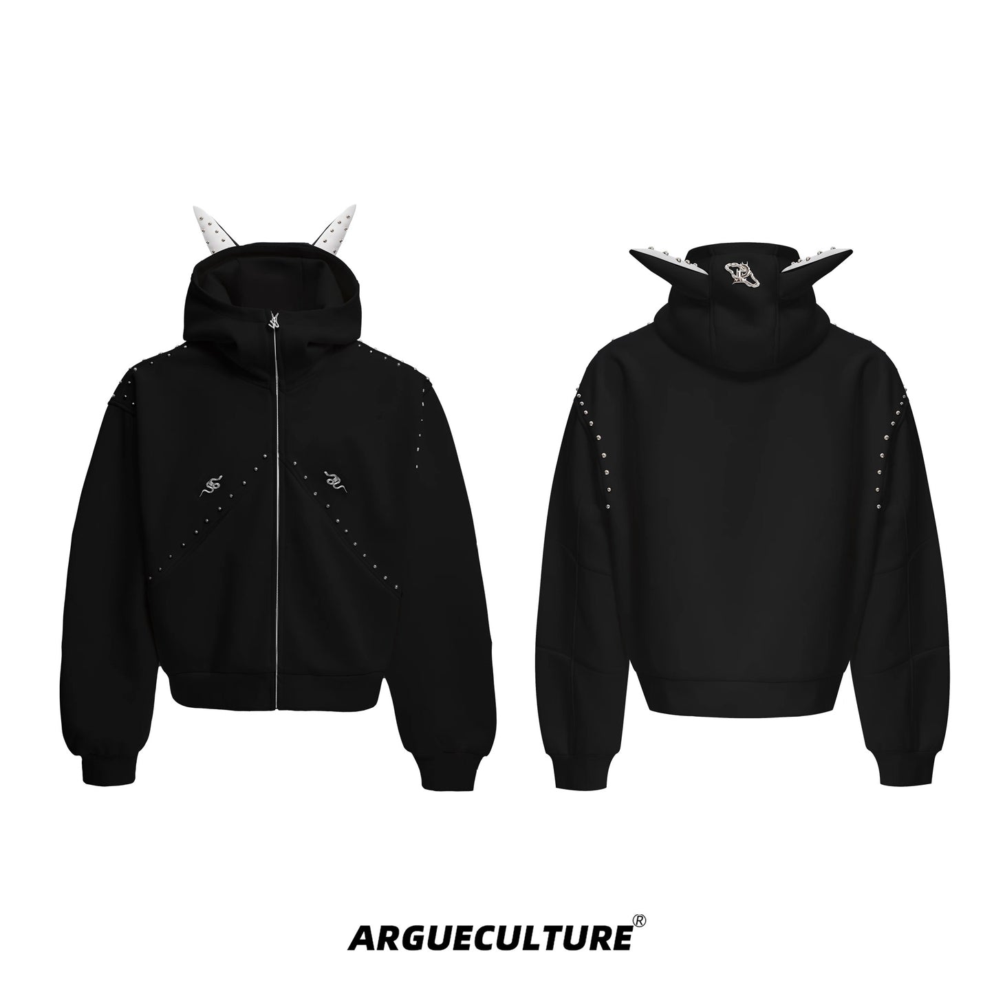[ARGUE CULTURE] Devil Zip Hoodie Colour Ways