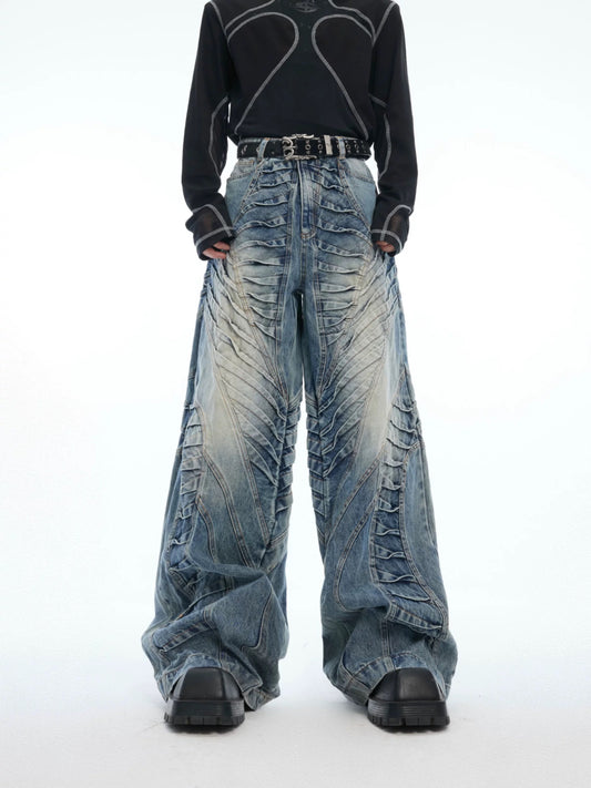 [ARGUE CULTURE] Skeleton Baggy Jeans