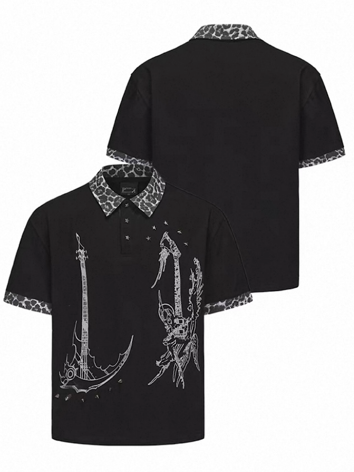 [PAIKI] 25SS Black Polo Tee