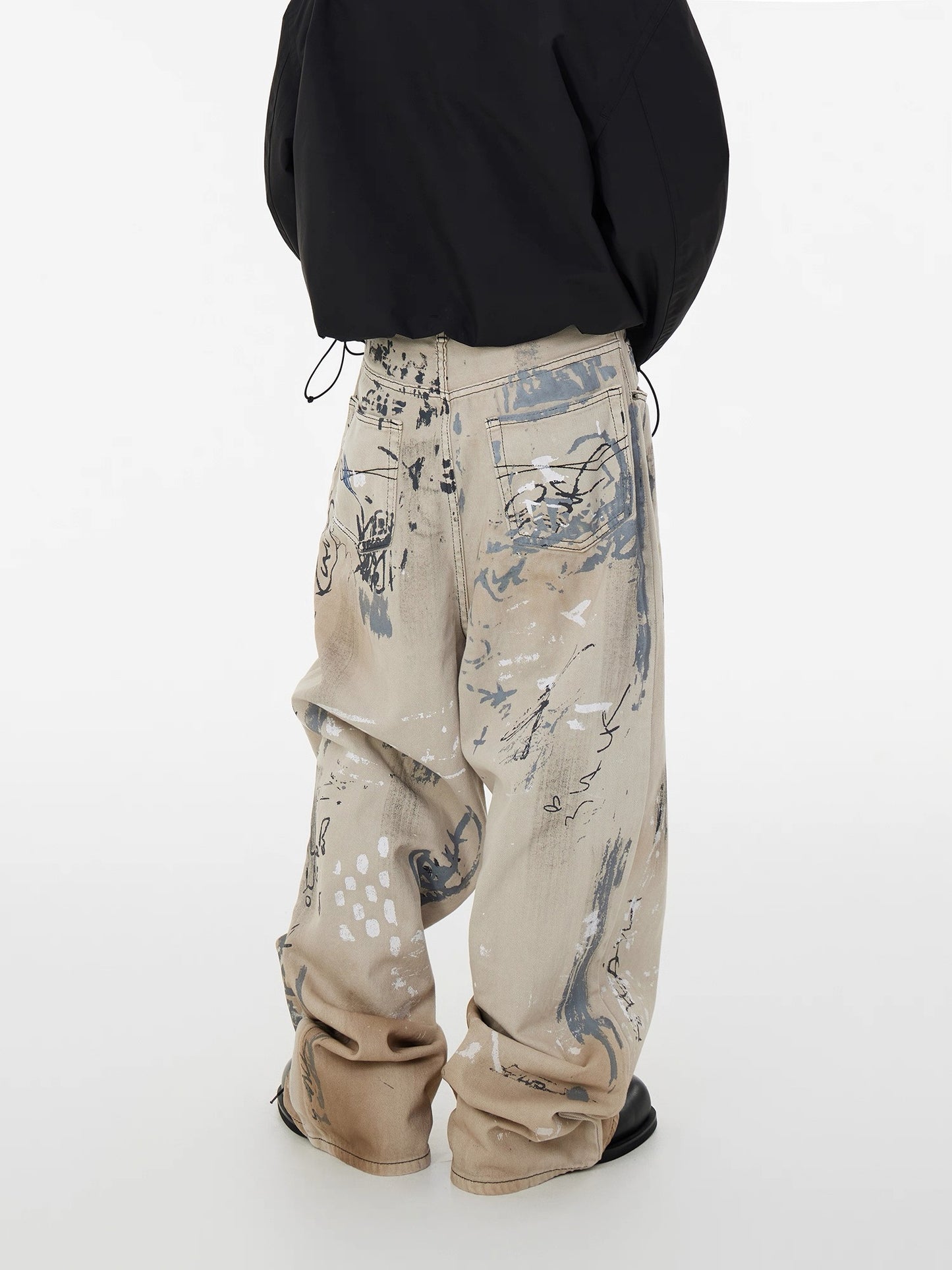 [ASTT Studio] 24SS Baggy Graffiti Jeans