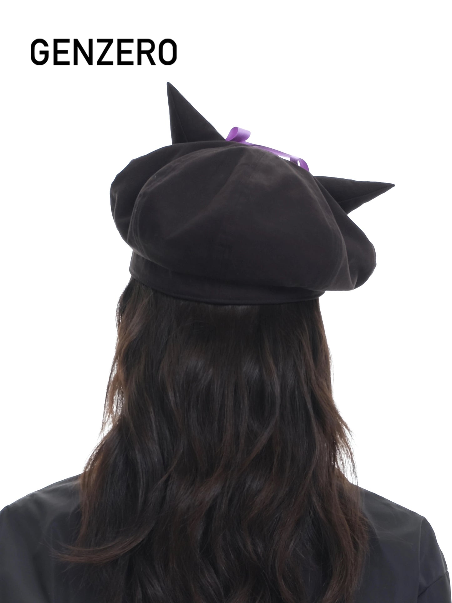 [GENZERO] Purple Ribbon Hat
