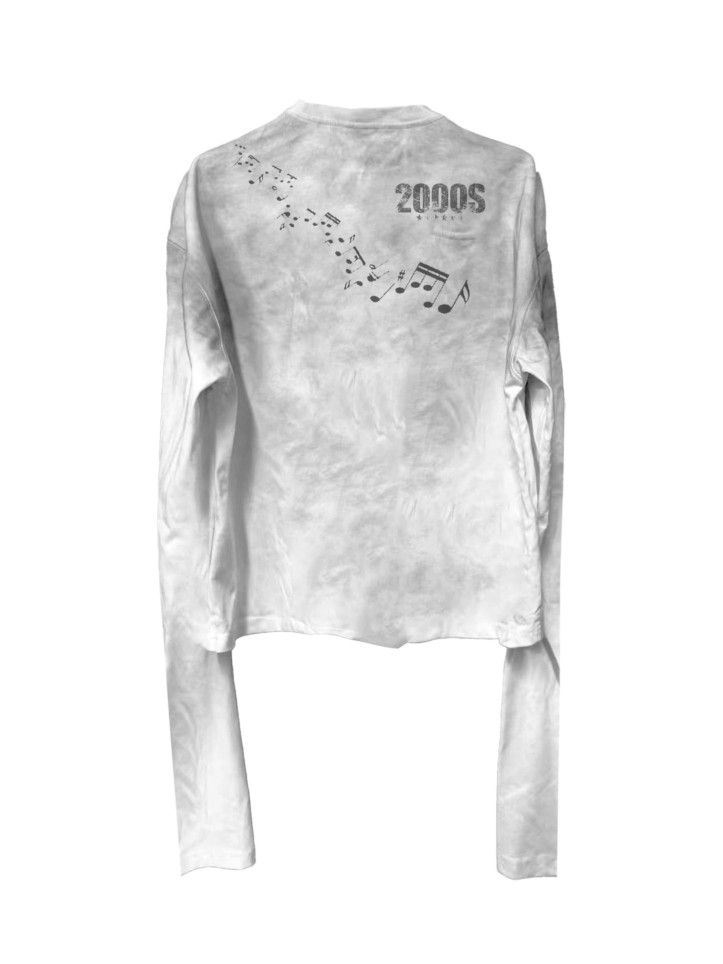 [DETW] 25AW Music Note Long-Sleeve Shirt