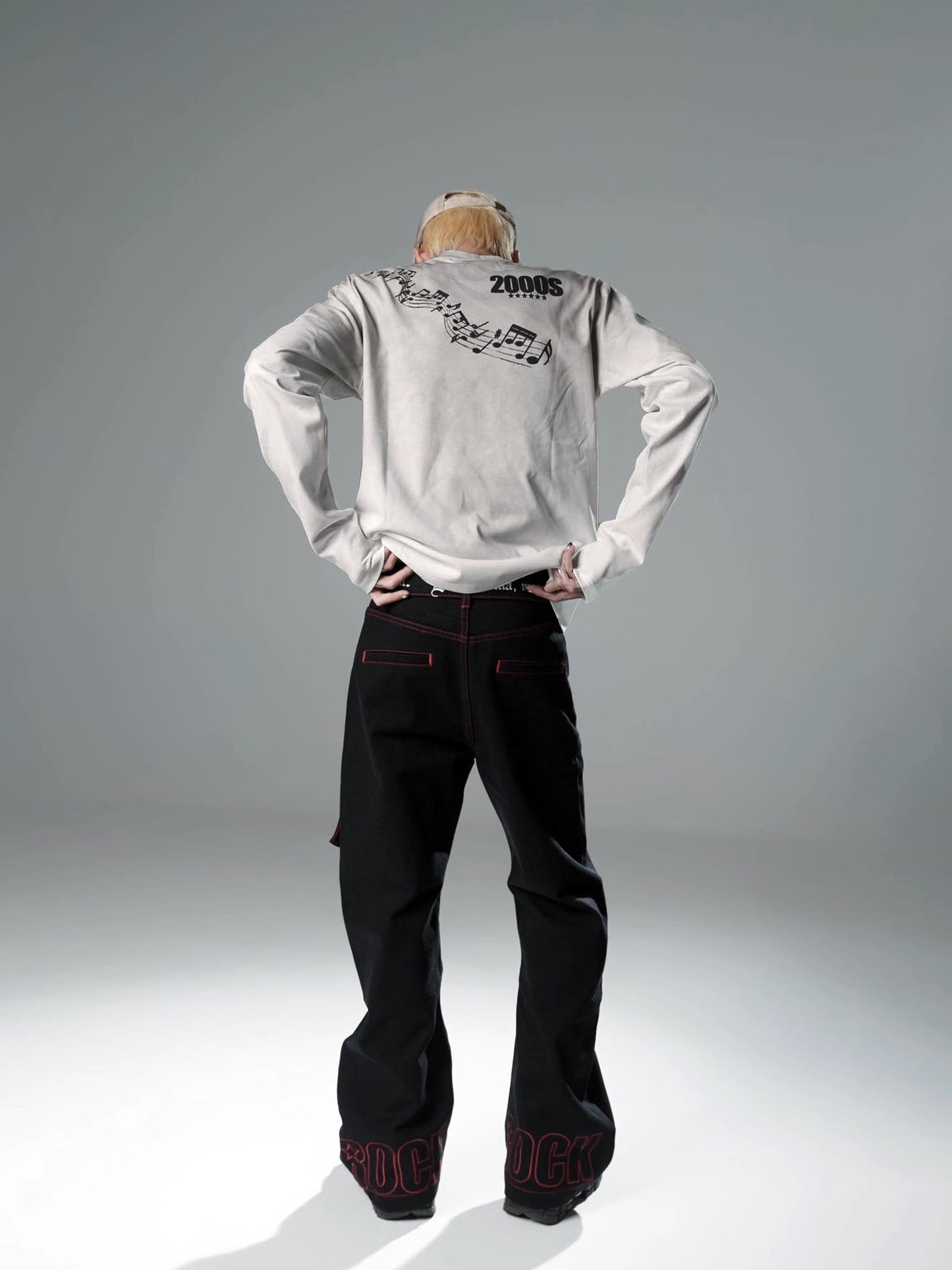 [DETW] 25AW Music Note Long-Sleeve Shirt