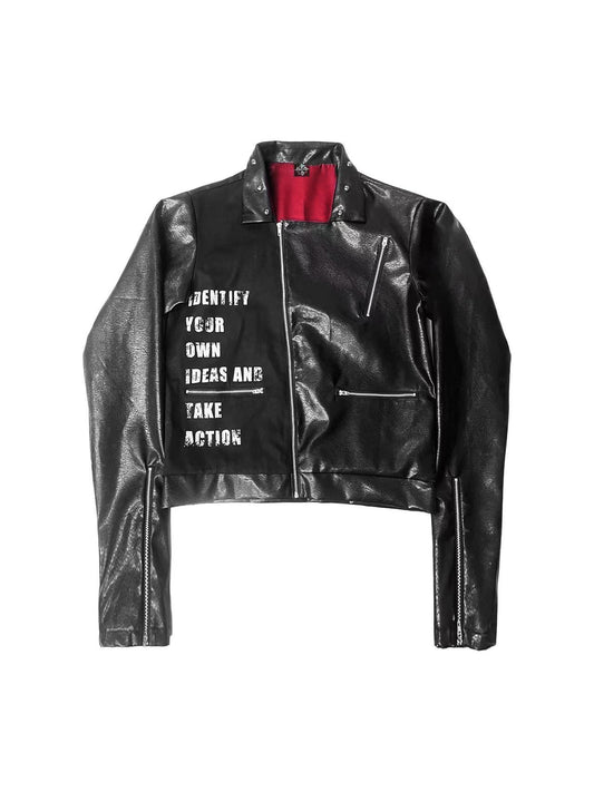 [DETW] 25AW American Dream Faux Leather Jacket