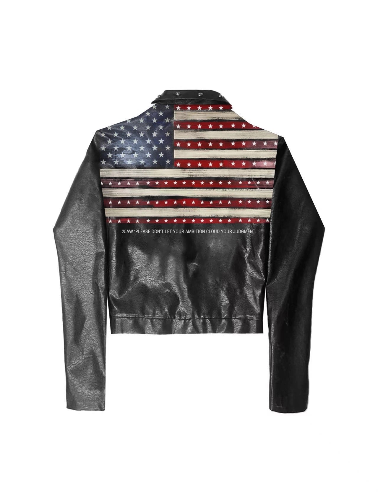 [DETW] 25AW American Dream Faux Leather Jacket