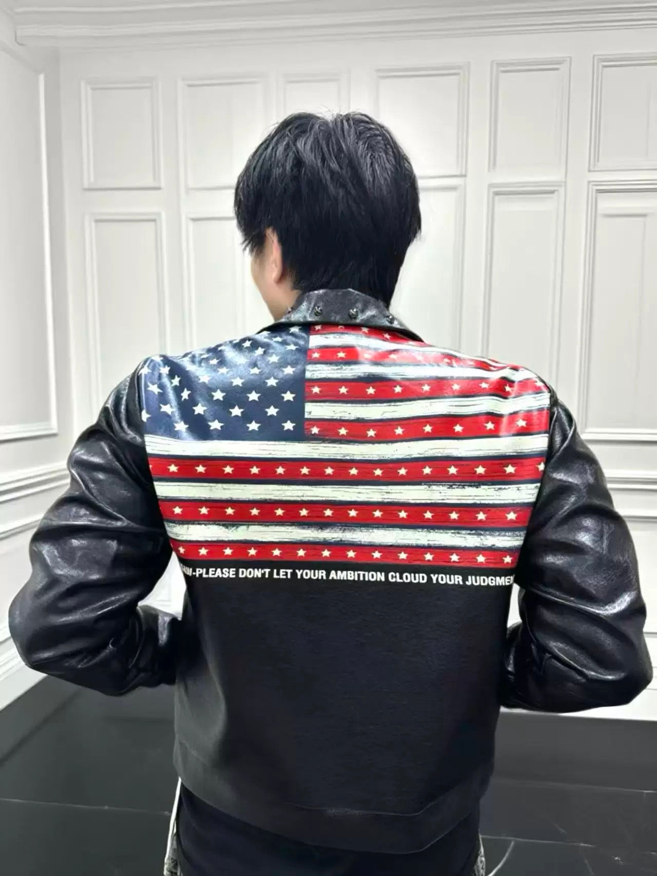 [DETW] 25AW American Dream Faux Leather Jacket