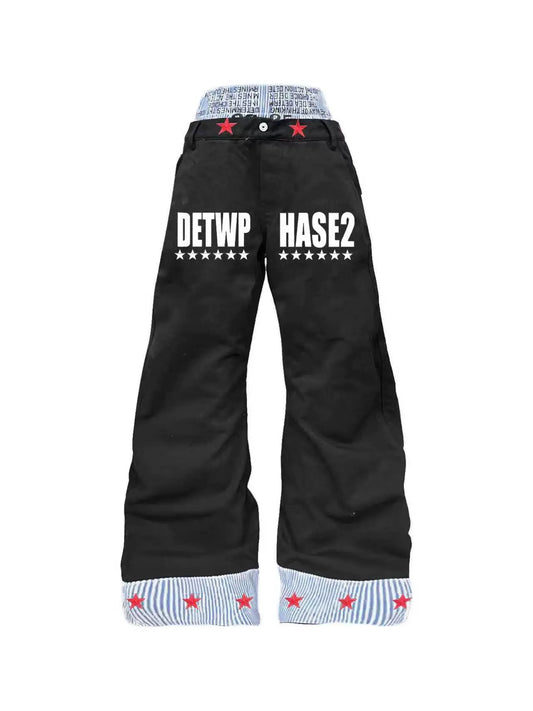 [DETW] 25AW Double Waist Star Jeans