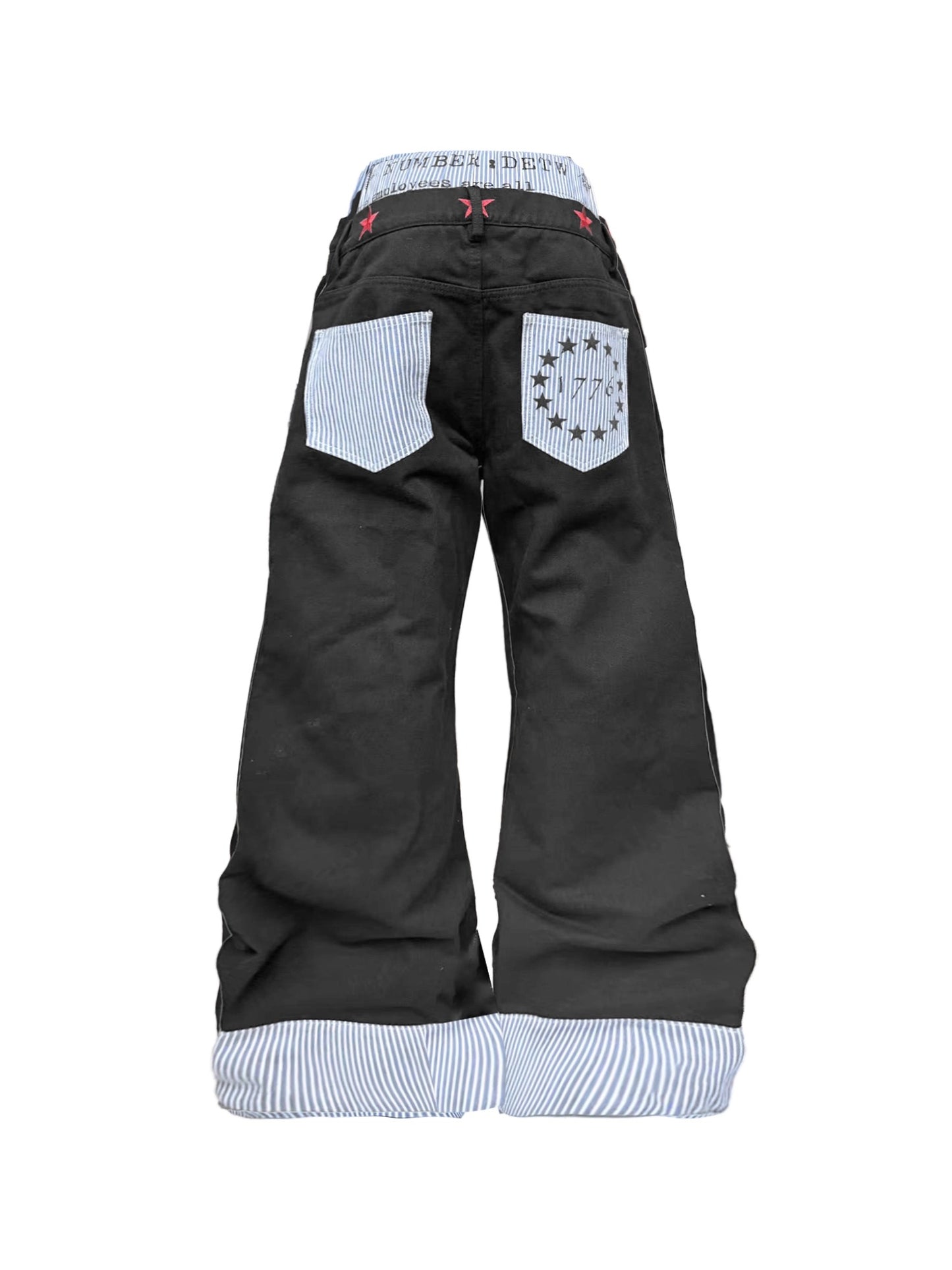 [DETW] 25AW Double Waist Star Jeans