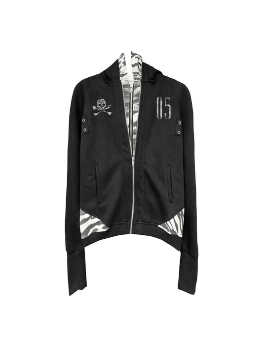 [DETW] 25AW Skull-Shaped Metal Buckle No.5 Hooded Jacket