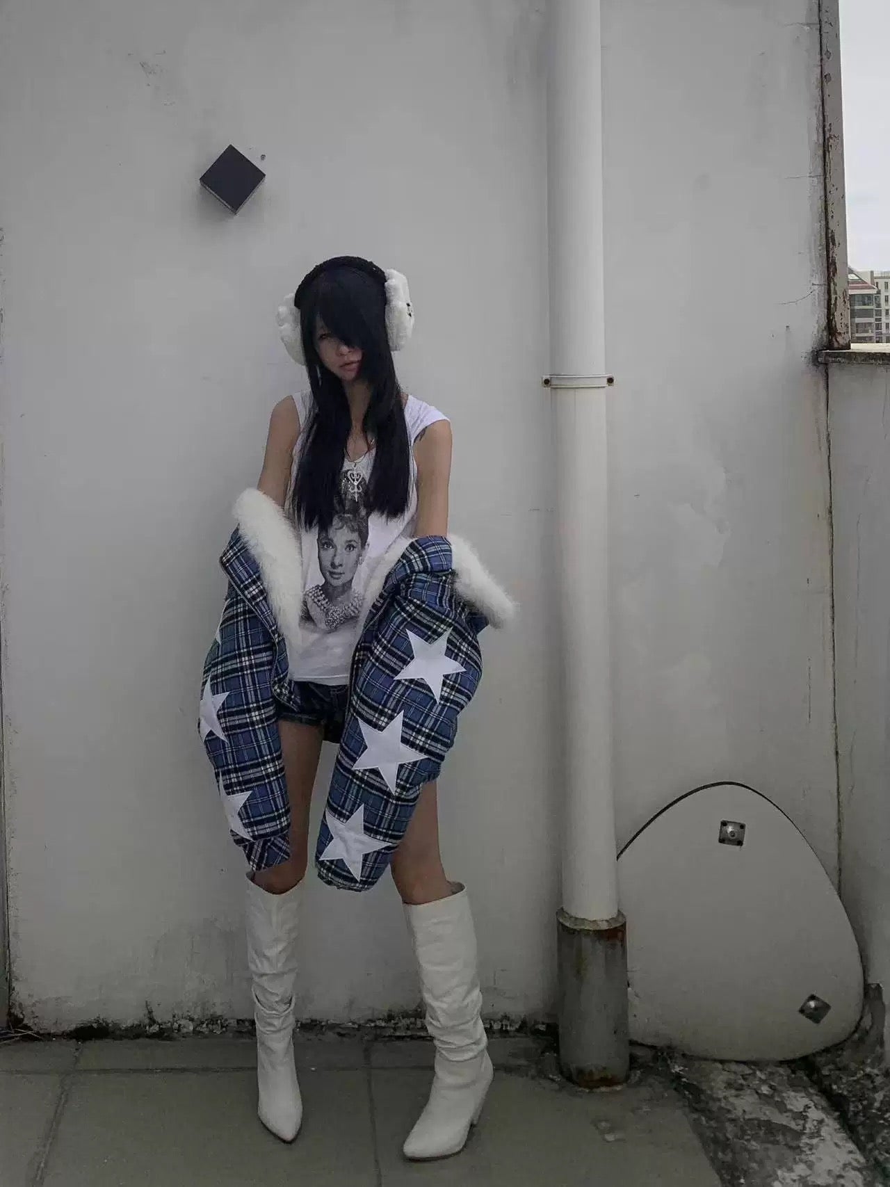 [DETW] 24AW No.8 Blue Plaid Jacket