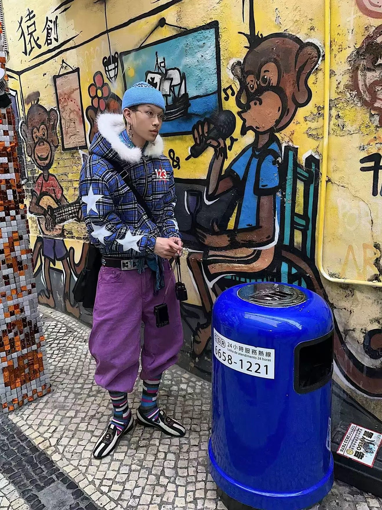 [DETW] 24AW No.8 Blue Plaid Jacket
