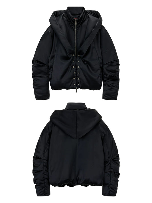 [SGWCULT] Detachable Oversized Hat Padded Jacket