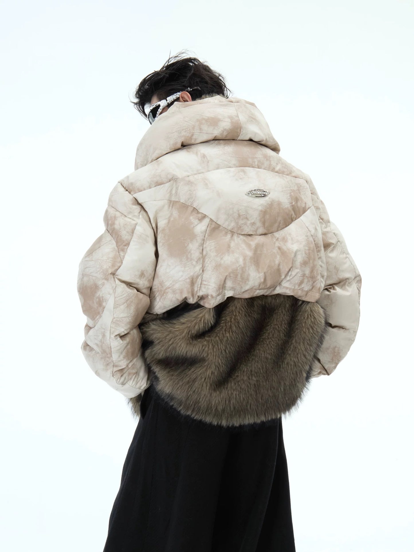 [ARGUE CULTURE] Deconstructed Two-Piece Fur Padded Jacket 2 colour ways
