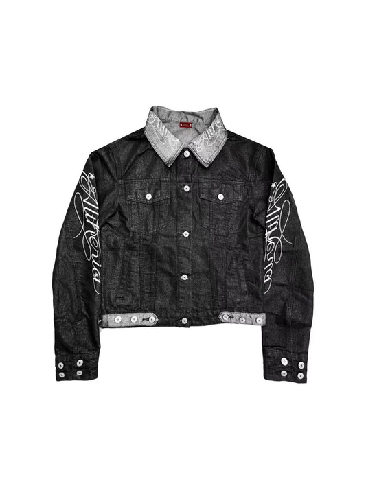 [DETW] 25AW Brushed Silver Denim Jacket