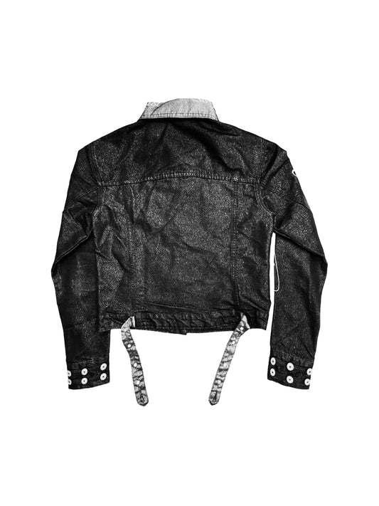 [DETW] 25AW Brushed Silver Denim Jacket